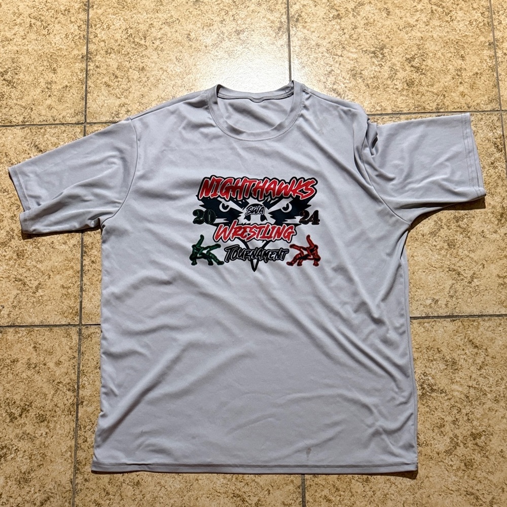 Gray Nighthawks Wrestling T-Shirt